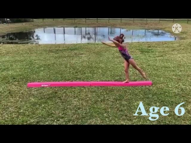 Kyleigh Brooke’s gymnastics evolution!