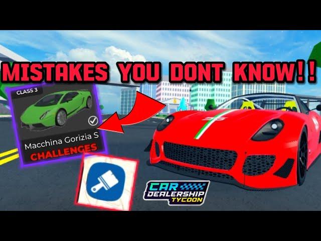 MISTAKES YOU DIDN'T NOTICE IN Car dealership tycoon PT.2!!  | Mird CDT