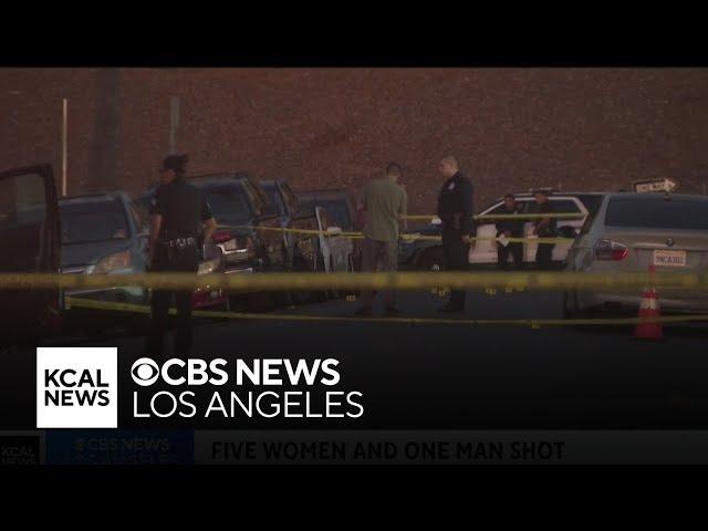 Information mounts in shooting that left 5 women, 1 man wounded in South Los Angeles