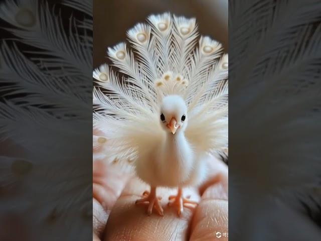 Cute pet paradise#whiterarepeacocks