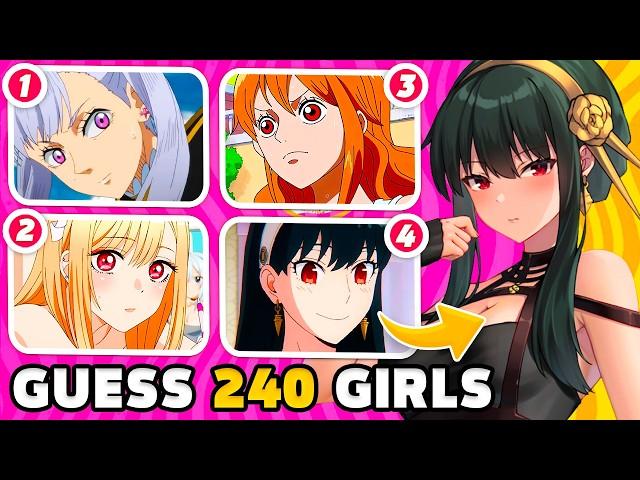 Guess the ANIME by 4 GIRLS Pictures  Otaku Quiz 