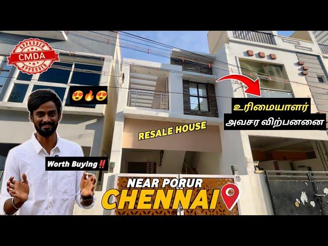 Urgent SaleResale House for sale in Chennai Near PorurNear Sri Krish International school