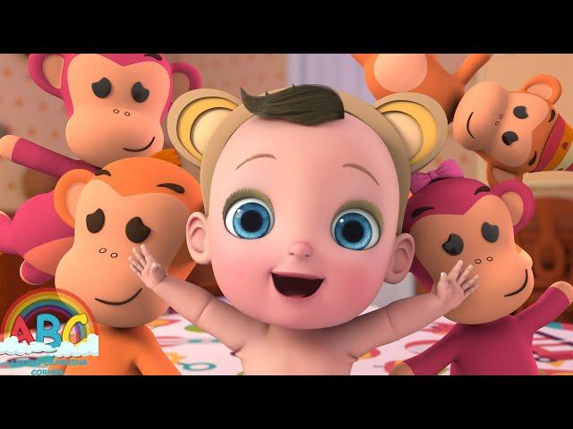 Five Little Monkeys + More Nursery Rhymes | Kids Songs | Abc Little Learning Corner