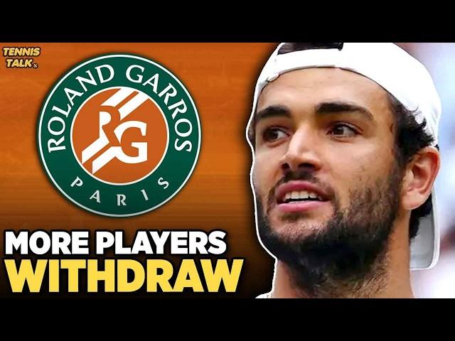 More Players Withdraw from French Open 2025 | Tennis News