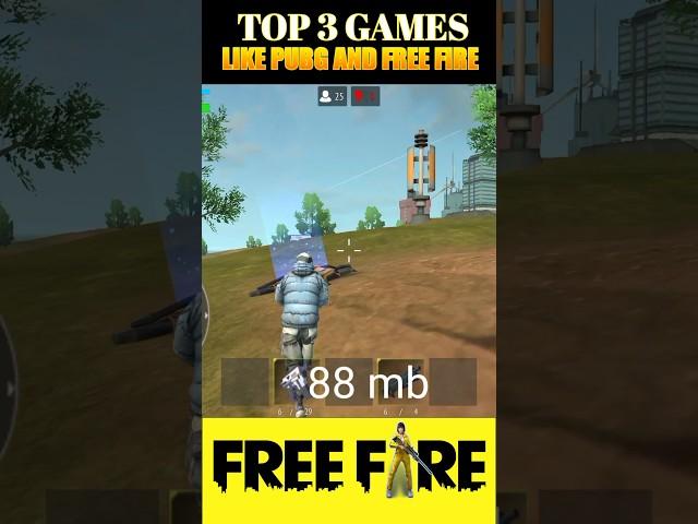 Top 3 Games Like Free Fire (Offline/Online)Game like Free Fire