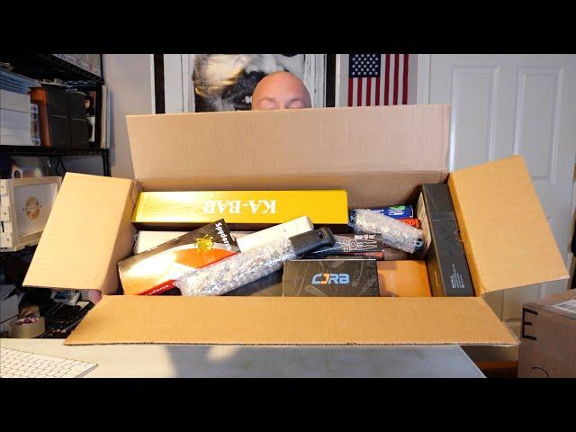 I bought an Amazon Customer Return Mystery Box FULL of Knives + DON'T TELL MY WIFE