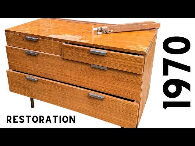 Mid Century Drawers Restoration - Rust and Stain Removal