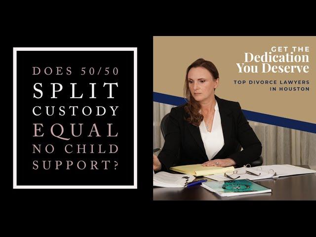 Does 50/50 Custody Split Equal NO Child support? | Child Custody Lawyers