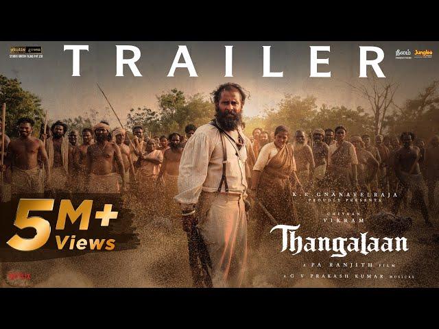 Thangalaan - Trailer (Telugu) | Chiyaan Vikram | K E Gnanavelraja | Pa Ranjith | G V Prakash Kumar