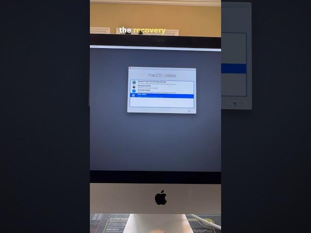 Factory Reset an iMac! #tech #apple #mac #computerrepair