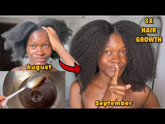 THIS IS HOW I DOUBLED MY HAIR GROWTH | with this hair growth oil and hair growth rinse