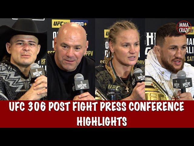 UFC 306: Post Fight Press Conference Highlights