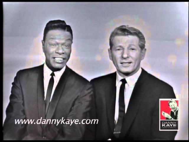 Danny Kaye with Nat King Cole and with Peggy Lee singing "Jingle Bells"