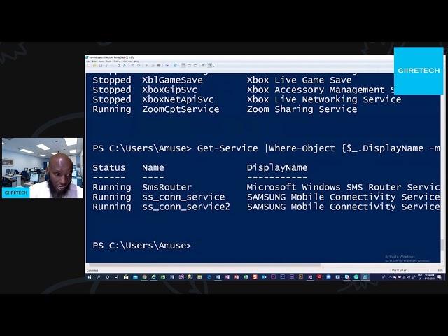 Cashirkan Waa Cashirkiin labaatanaad & Windows Powershell ISE Commands.