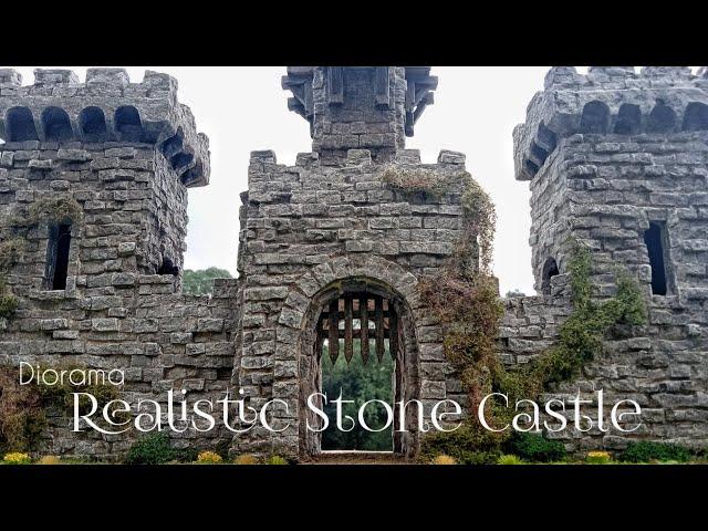 How to Create a Hyperrealistic Stone Castle Miniature