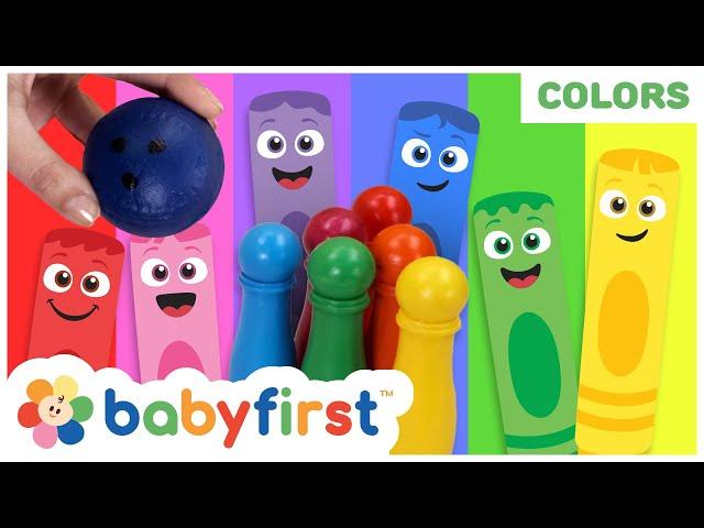 Educational Learning Video | Learn Colors | Color Crew Magic | Bowling & Basketball Game | BabyFirst