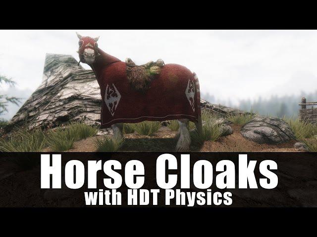 Skyrim Mods - Horse Cloaks (with HDT Physics) [4k/HD]