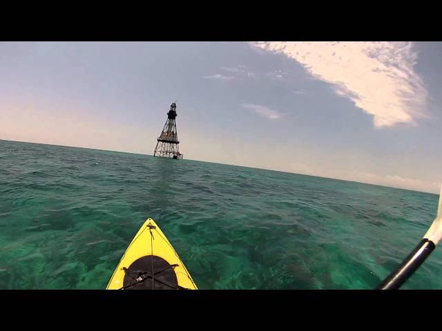 Kayaking Historic Fowey Rocks Lighthouse in Biscayne National Park