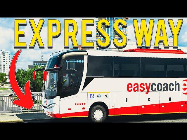 Easy Coach Limited Bus Using Nairobi Expressway| ETS2 |G29