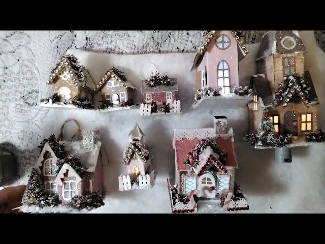 Paper Village Ornaments #satmornmakes #christmasmakes2023