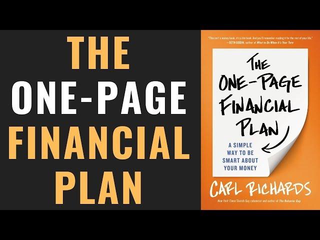 The One Page Financial Plan