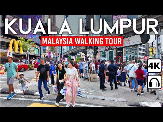 KUALA LUMPUR, Malaysia  4K Walking Tour | Bukit Bintang City Center