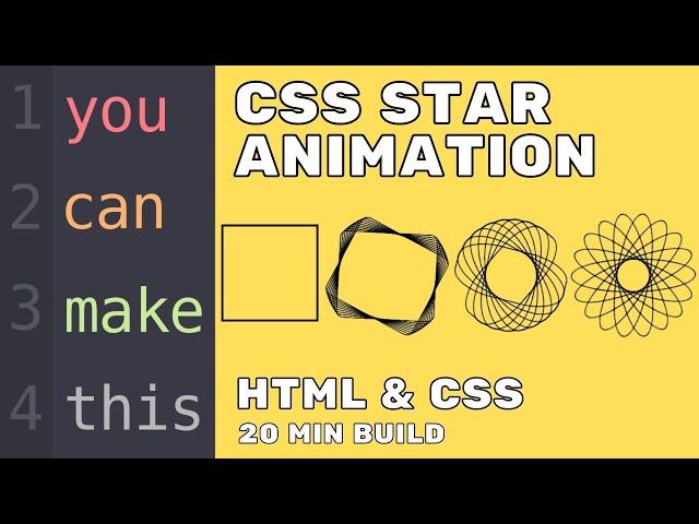 Build a CSS Star Animation | 100 Days CSS Challenge