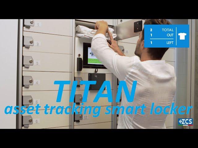 Dispenser for Uniforms, Scrubs, with RFID tracking system for Hospitals, Factories - Model G53
