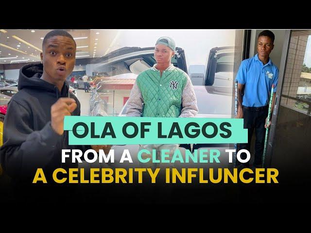 From a cleaner earning N17,000/Month to a celebrity influencer in just 2 years @Olaoflagos1