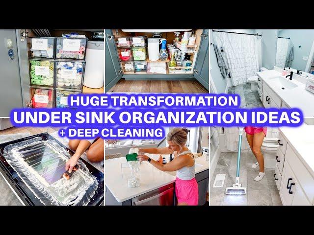 NEW! EXTREME ORGANIZE + CLEAN WITH ME | KITCHEN ORGANIZATION IDEAS DEEP CLEANING CLEANING MOTIVATION