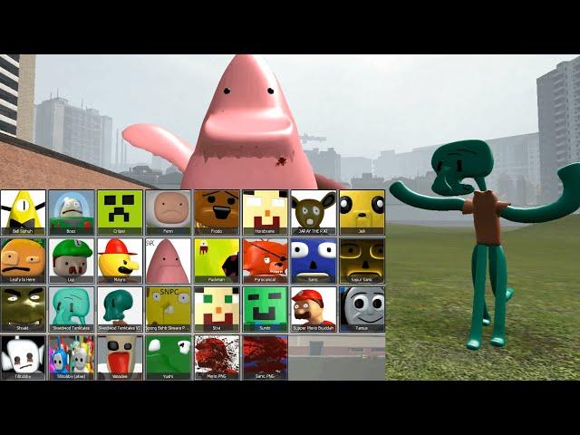 GMOD: memes in 3D / Sanic Clones █ Garry's Mod – mods █