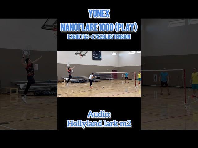 Jumpsmash Yonex Nanoflare 1000 (PLAY) #badminton #jumpsmash #yonex #howto #fun #sports #wifey #asmr