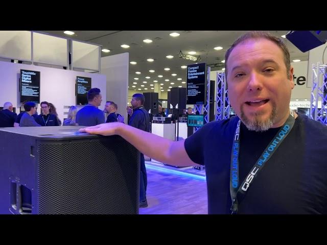 Chris Brouelette from QSC talks KS Series Subwoofers at NAMM 2020