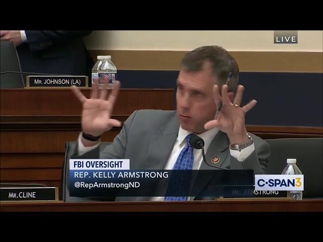 Congressman Armstrong presses FBI Director on FISA abuse in 2016