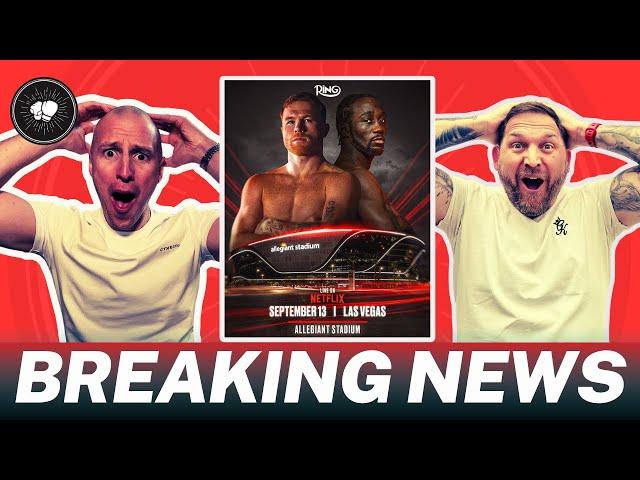 BREAKING BOXING NEWS: Canelo v Crawford in the Allegiant stadium confirmed. REACTION