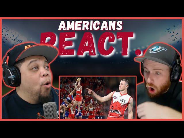 AMERICAN REACTS TO THE BEST AFL MARKS OF 2024 || REAL FANS SPORTS