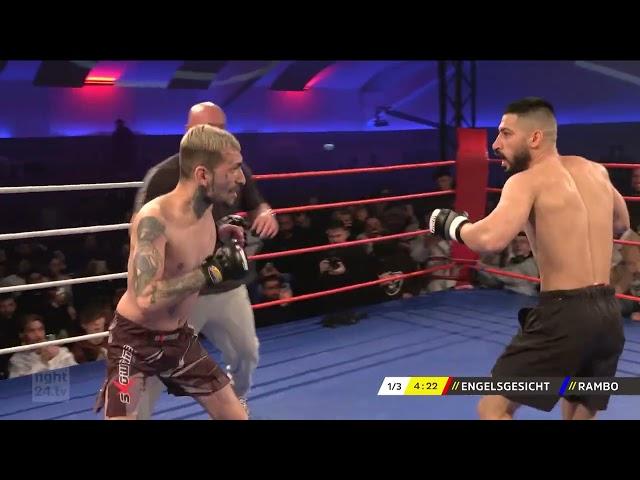 FIGHT NIGHT DER SOCIAL MEDIA STARS: Engelsgesicht vs Rambo | FULL FIGHT