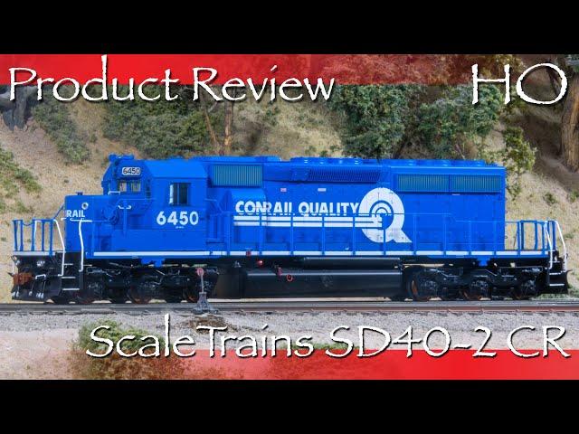 Conrail Quality! - Unboxing and Product Review of the ScaleTrains HO Scale SD40-2!