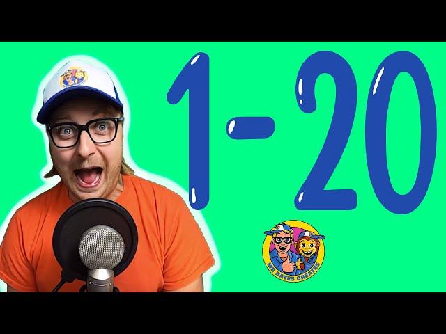 Counting to 20 | LEARN COUNTING & NUMBERS for Kids! | Mr Bates Creates