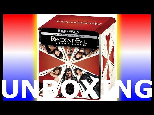 Resident Evil 6 Movie Collection 4K Steelbook Unboxing