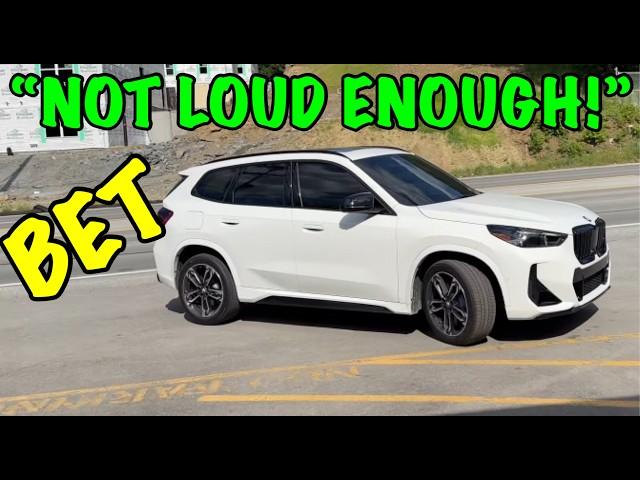 2024 BMW X1 M35i 2.0L Turbo: Stock Exhaust Vs Muffler Delete Vs Resonator Delete!