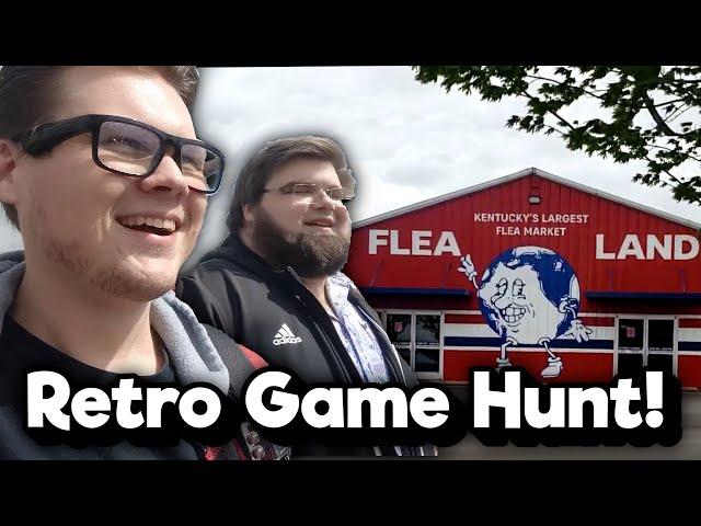 Game Hunting CHALLENGE at my state's largest flea market! | Nintendrew