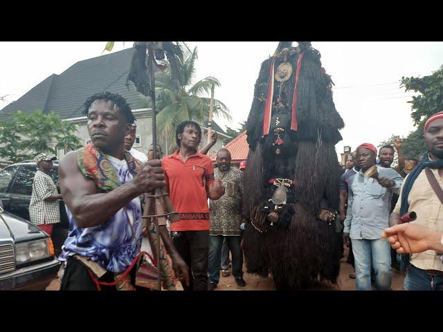 Ajofia Nnewi, Igbo Celebrity Masquerade | Song: Mawalu m Oji