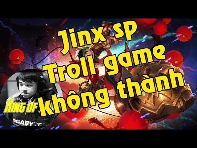 [ Kingofwar ] Troll tristina. Kow mang jinx vếu lép đi sp