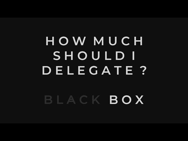 How Much ADA Should I Delegate? - Black Box Stake Pool [BLKBX]