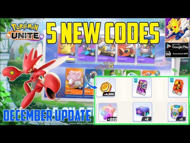 POKEMON UNITE CODES DECEMBER 2024 | POKEMON UNITE GIFT CODES - HOW TO REDEEM CODE