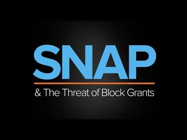 Jared Bernstein: SNAP and the Threat of Block Grants
