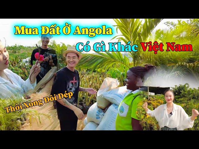 Cô Gái Châu Phi || quyết định đi mua đất tại angola :)) hii