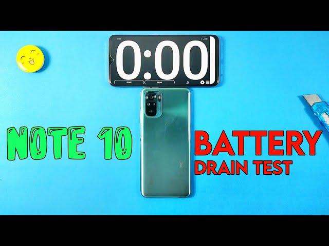 Redmi Note 10 Pubg Battery Drain Test | 5000mAh | 100 % To 45 %