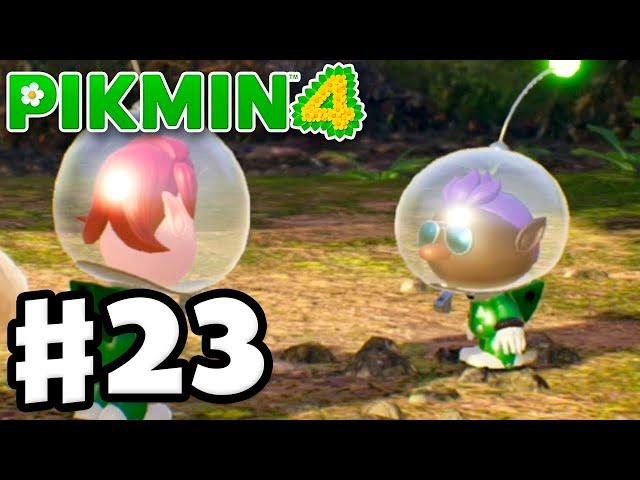 Pikmin 4 - Gameplay Walkthrough Part 23 - Bernard Is Back! Misshapen Pond! Night Expedition!